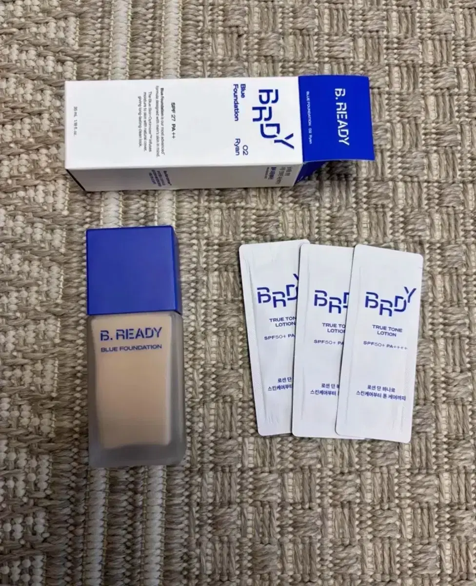 비레디 블루파운데이션 02 라이언 35ml+트루 톤로션1ml*3